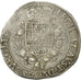 Moneda, Países Bajos españoles, Flanders, 1/4 Patagon, BC+, Plata, KM:15