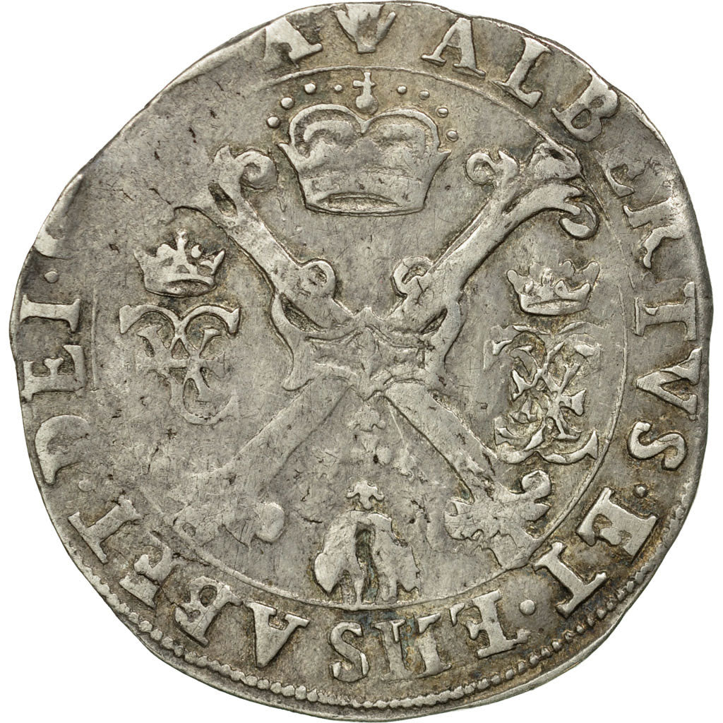 Coin, Spanish Netherlands, Flanders, 1/4 Patagon, VF(30-35), Silver, KM:15