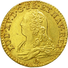 Monnaie, France, Louis XV, Louis d'or aux lunettes, Louis d'Or, 1731, Tours