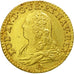 Monnaie, France, Louis XV, Louis d'or aux lunettes, Louis d'Or, 1731, Tours