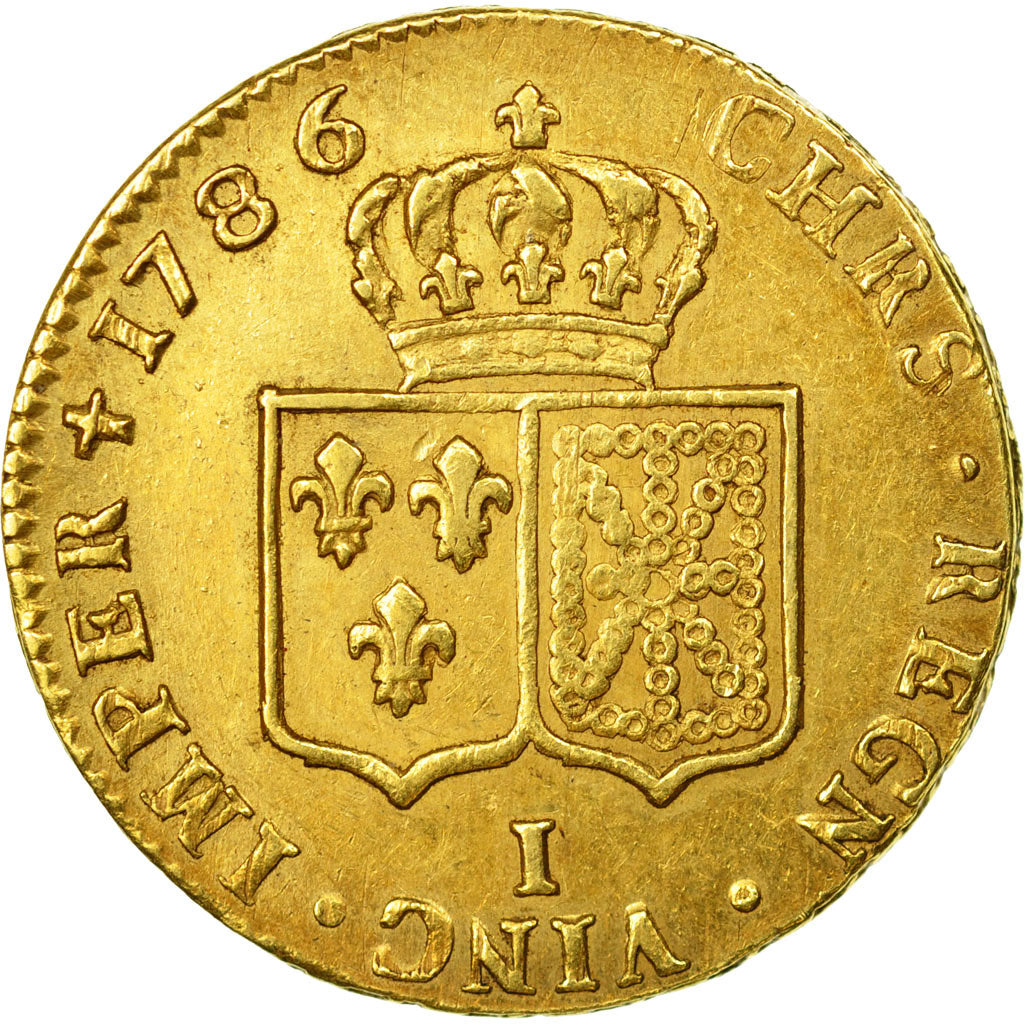 Monnaie, France, Louis XVI, Double louis d'or à la tête nue, 2 Louis D'or
