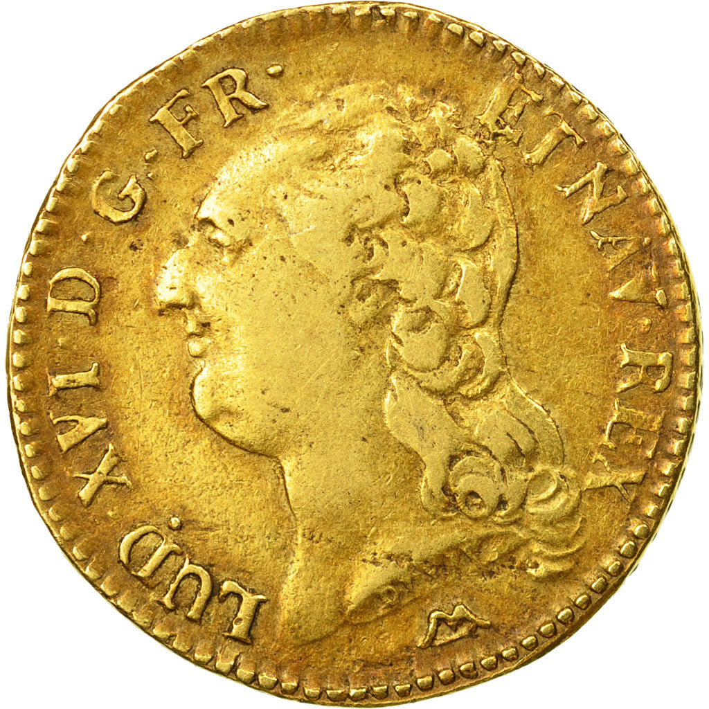 Coin, France, Louis XVI, Louis d'or à la tête nue, Louis d'Or, 1786