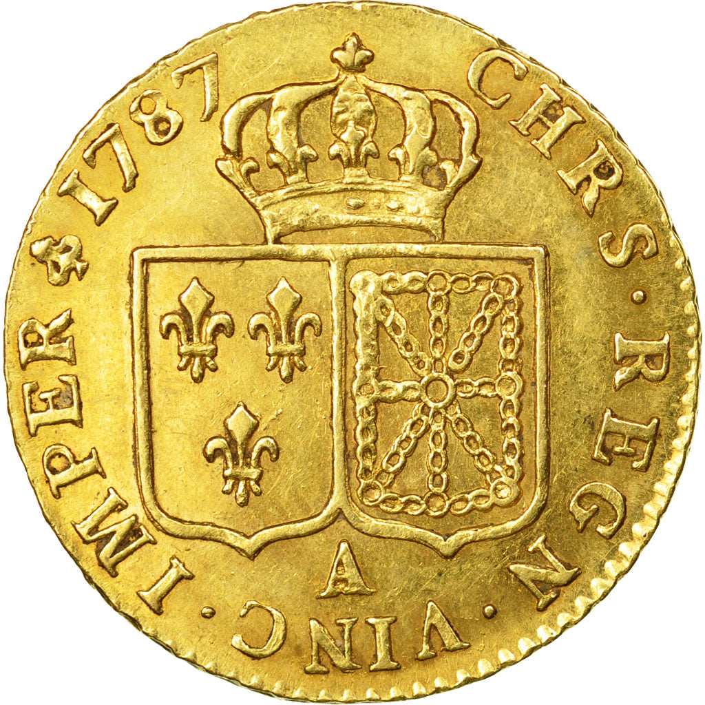 Coin, France, Louis XVI, Louis d'or à la tête nue, Louis d'Or, 1787, Paris