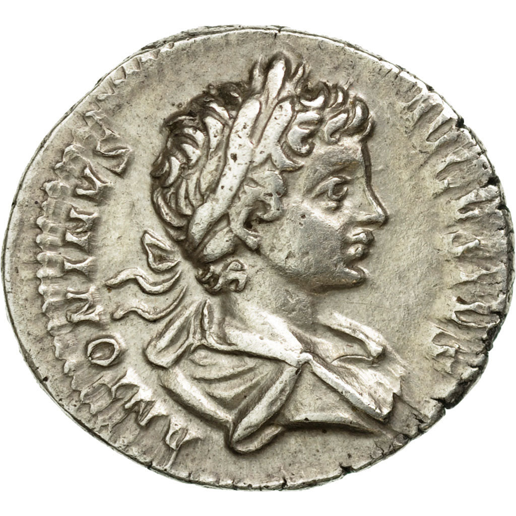 Coin, Caracalla, Denarius, 198, Roma, Extremely rare, AU(55-58), Silver, RIC:62