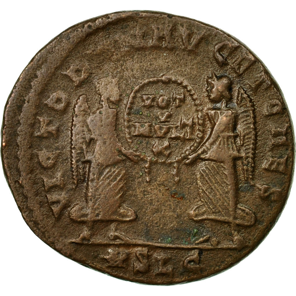 Moneta, Magnentius, Centenionalis, 350-353, Lyon, VF(20-25), Miedź, RIC:151