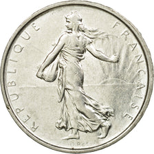 Coin, France, Semeuse, 5 Francs, 1967, Paris, AU(55-58), Silver, KM:926