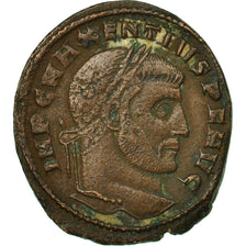 Coin, Maxentius, Follis, 307-310, Ostia, VF(20-25), Copper, RIC:35