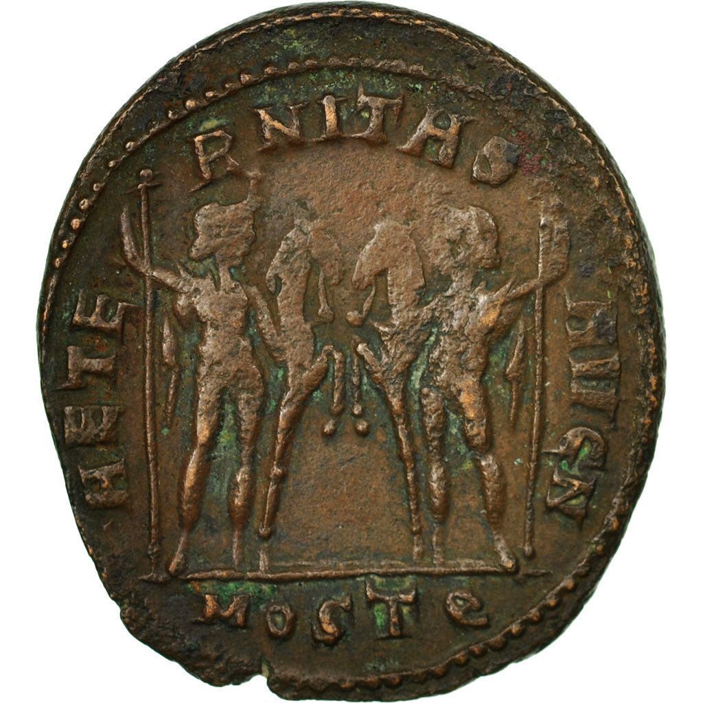 Coin, Maxentius, Follis, 307-310, Ostia, VF(20-25), Copper, RIC:35