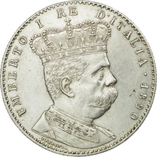 Moneta, Eritrea, Umberto I, 2 Lire, 1890, Roma, SPL-, Argento, KM:3