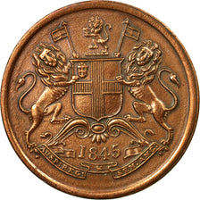 Monnaie, INDIA-BRITISH, 1/2 Anna, 1845, Mumbai, SUP, Cuivre, KM:447.1