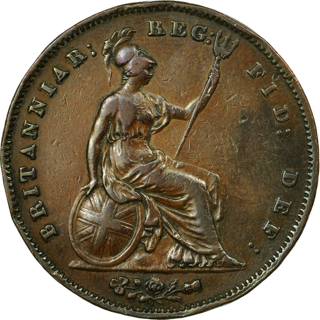 Monnaie, Grande-Bretagne, Victoria, Penny, 1851, Londres, TB, Cuivre, KM:739