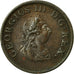 Coin, Ireland, 1/2 Penny, 1805, VF(30-35), Copper, KM:147.1