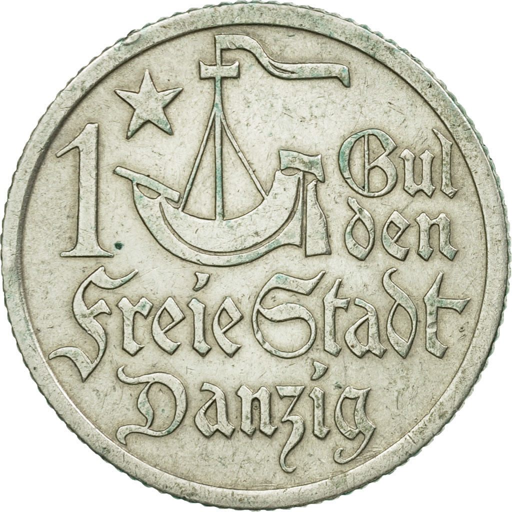 Münze, DANZIG, Gulden, 1923, DANZIG, SS+, Silber, KM:145