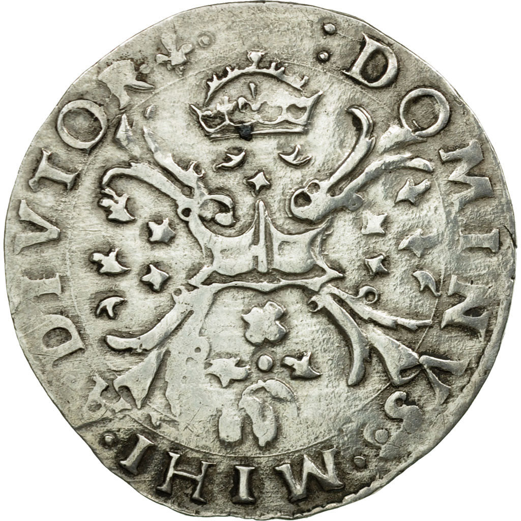 Münze, Spanische Niederlande, Philip II, 1/10 Ecu, 1563, Bruges, SS, Silber