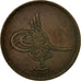 Coin, Turkey, Abdul Aziz, 20 Para, 1863, Qustantiniyah, AU(55-58), Copper