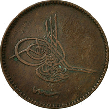 Coin, Turkey, Abdul Aziz, 10 Para, 1863, Qustantiniyah, AU(50-53), Copper