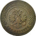 Coin, Russia, Nicholas II, 3 Kopeks, 1897, Saint-Petersburg, EF(40-45), Copper