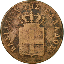 Coin, Greece, Othon, 10 Lepta, 1850, Athens, VF(20-25), Copper, KM:29