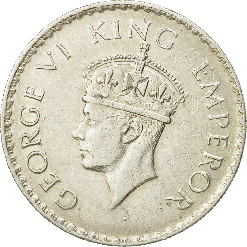 Monnaie, INDIA-BRITISH, George VI, Rupee, 1938, Bombay, TTB+, Argent, KM:555
