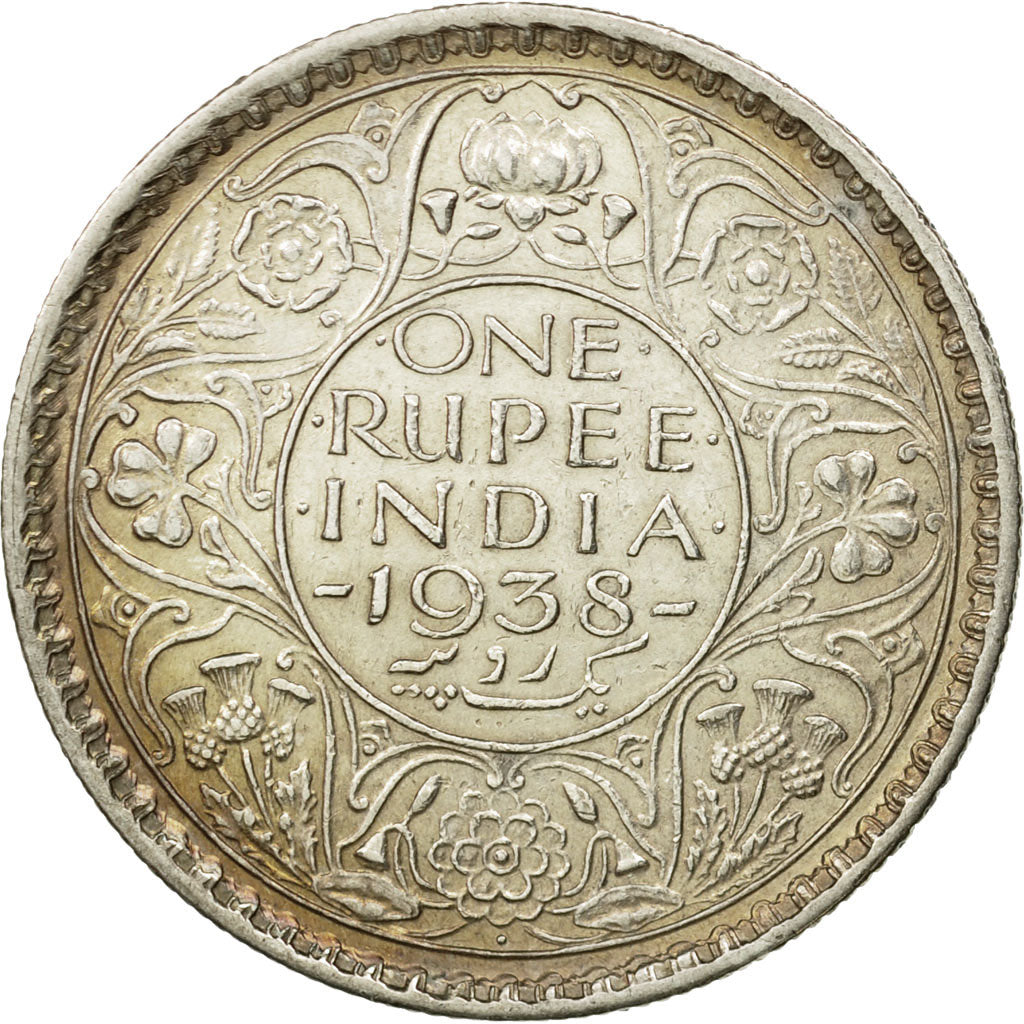 Monnaie, INDIA-BRITISH, George VI, Rupee, 1938, Bombay, SUP, Argent, KM:555