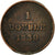 Moneda, Guernsey, Double, 1830, BC+, Cobre, KM:1