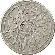 Moneta, Marocco, 'Abd al-Aziz, 1/2 Dirham, 1899, Paris, BB, Argento, KM:9.2