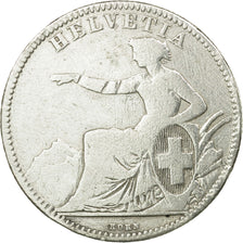 Coin, Switzerland, 2 Francs, 1860, Bern, F(12-15), Silver, KM:10a