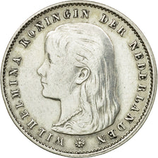 Coin, Netherlands, Wilhelmina I, 25 Cents, 1894, VF(30-35), Silver, KM:115