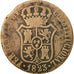 Moneta, Spagna, BARCELONA, Ferdinand (Fernando) VII, 6 Quartos, 1823, Barcelona