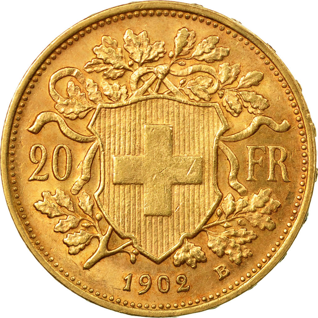 Moneda, Suiza, 20 Francs, 1902, Bern, EBC, Oro, KM:35.1
