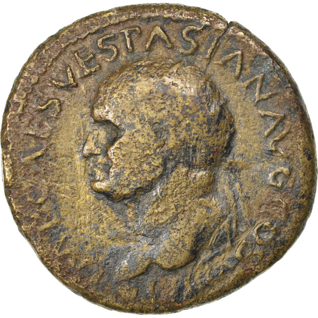 Vespasian, Dupondius, VF(20-25), Copper, Cohen #464, 11.80
