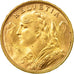 Moneda, Suiza, 20 Francs, 1949, Bern, EBC, Oro, KM:35.2