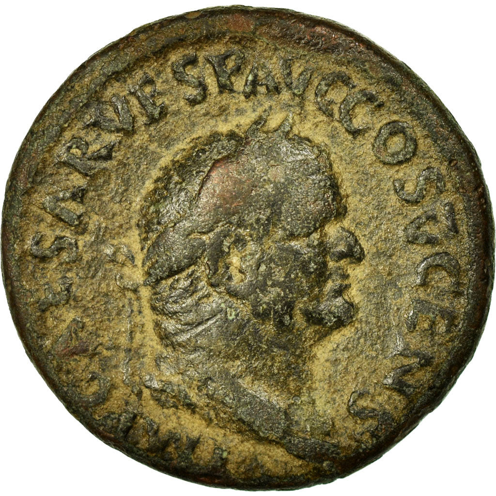 Monnaie, Vespasien, As, TB+, Cuivre, Cohen:309