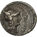 Coin, Manlia, Denarius, Rome, VF(30-35), Silver, Crawford:367/3