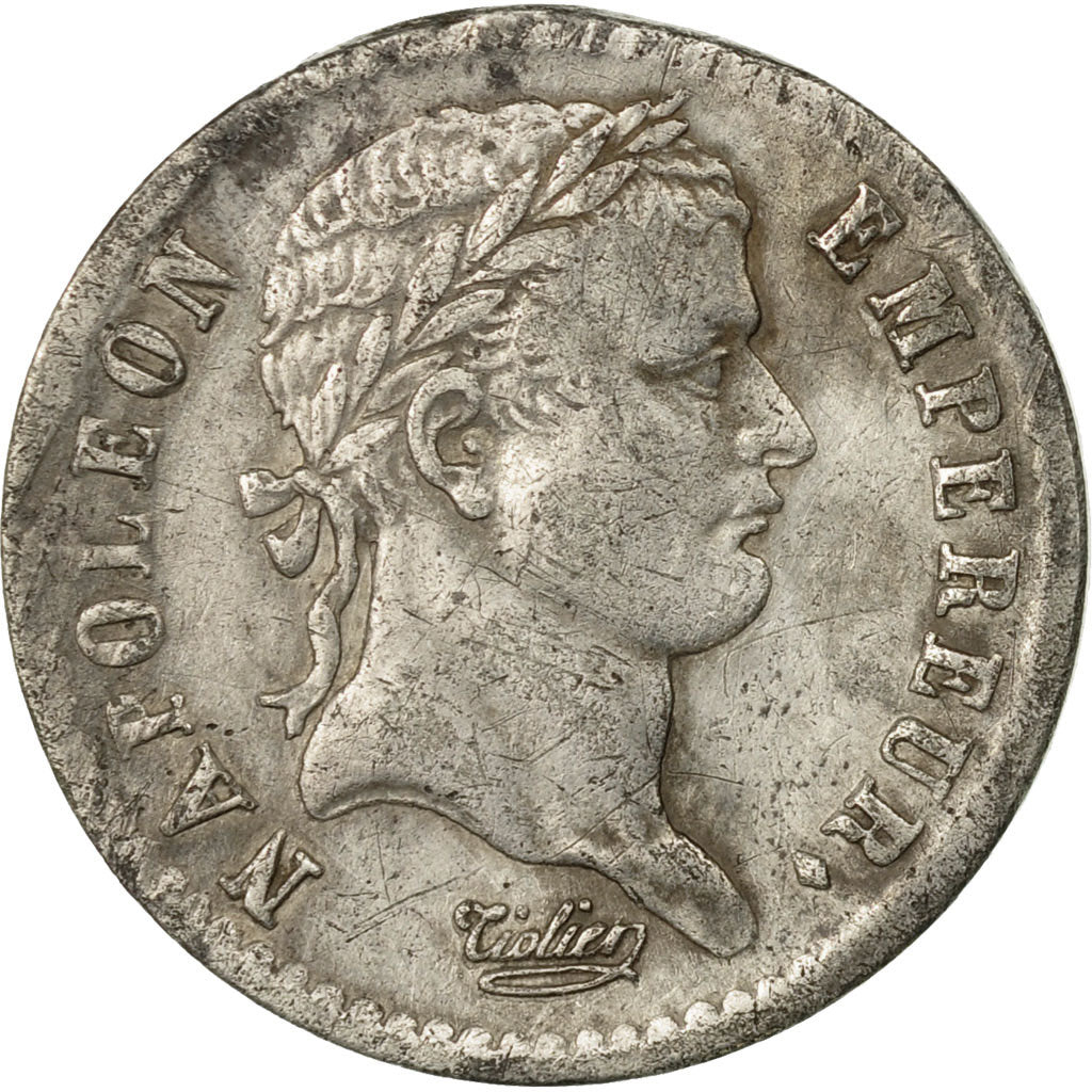 Coin, France, Napoléon I, 1/2 Franc, 1810, Lille, EF(40-45), Silver, KM:691.15