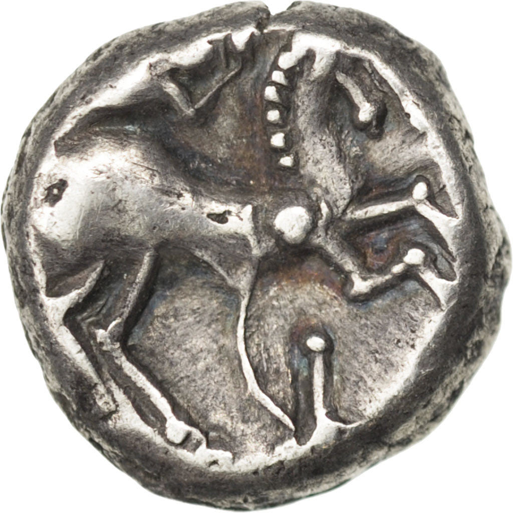 Arverni, Denarius, AU(55-58), Silver, 2.00