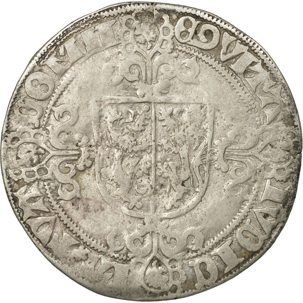 Coin, Netherlands, Charles d'Egmont, Shilling, VF(30-35), Silver