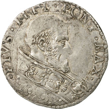 Coin, VATICAN CITY, Pius IV, Bianco, Bologna, EF(40-45), Silver