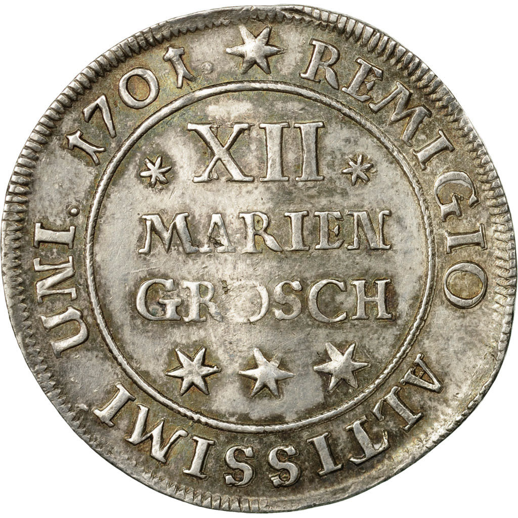 Coin, German States, Rudolf August, 12 Mariengroschen, = 1/3 Thaler, 1701
