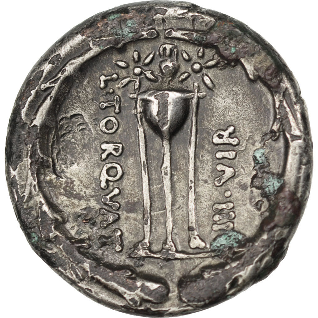 Manlia, Denarius, AU(55-58), Silver, 3.30