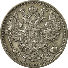 Munten, Rusland, Nicholas II, 15 Kopeks, 1912, Saint-Petersburg, PR, Zilver
