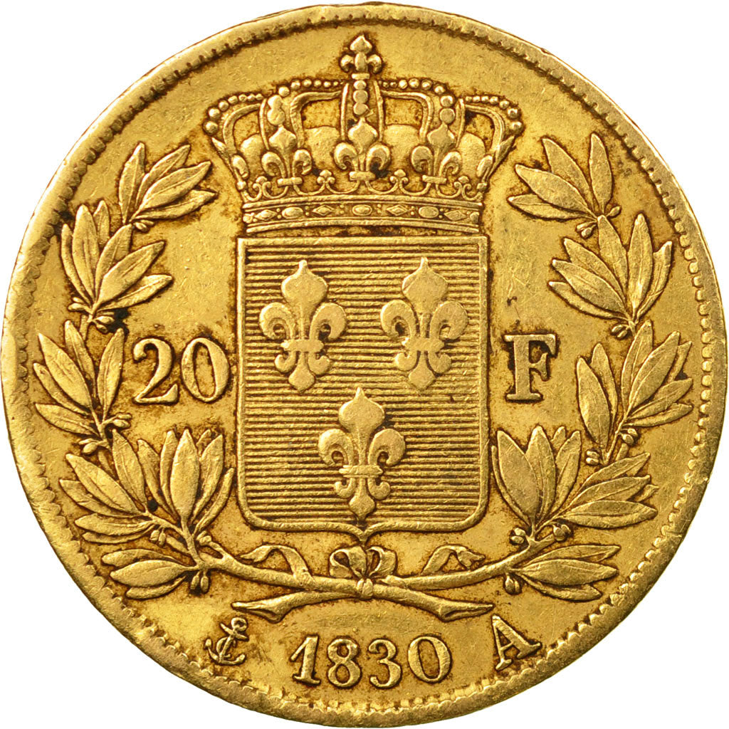 Münze, Frankreich, Charles X, 20 Francs, 1830, Paris, SS, Gold, KM:726.1