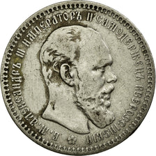 Coin, Russia, Alexander III, Rouble, 1893, Saint-Petersburg, VF(30-35), Silver