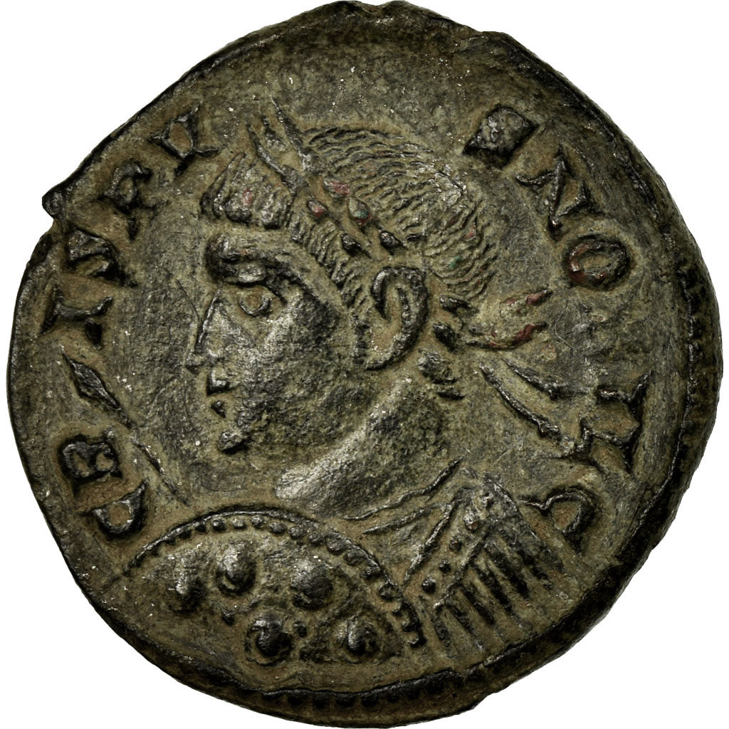 Coin, Crispus, Nummus, 322-323, London, MS(60-62), Copper, RIC:250