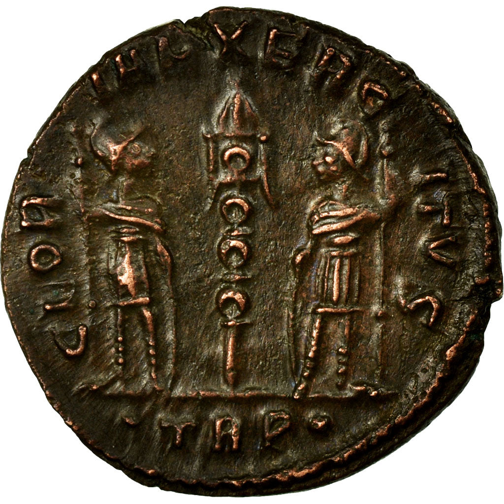 Moneta, Constans, Nummus, 335, Trier, MB+, Rame, RIC:593
