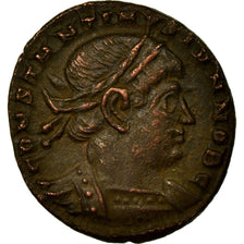 Coin, Constantine II, Nummus, 333-334, Trier, VF(30-35), Copper, RIC:550