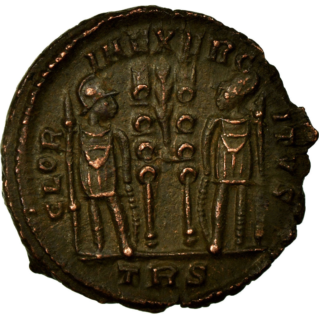 Coin, Constantius II, Nummus, 335, Trier, EF(40-45), Copper, RIC:558