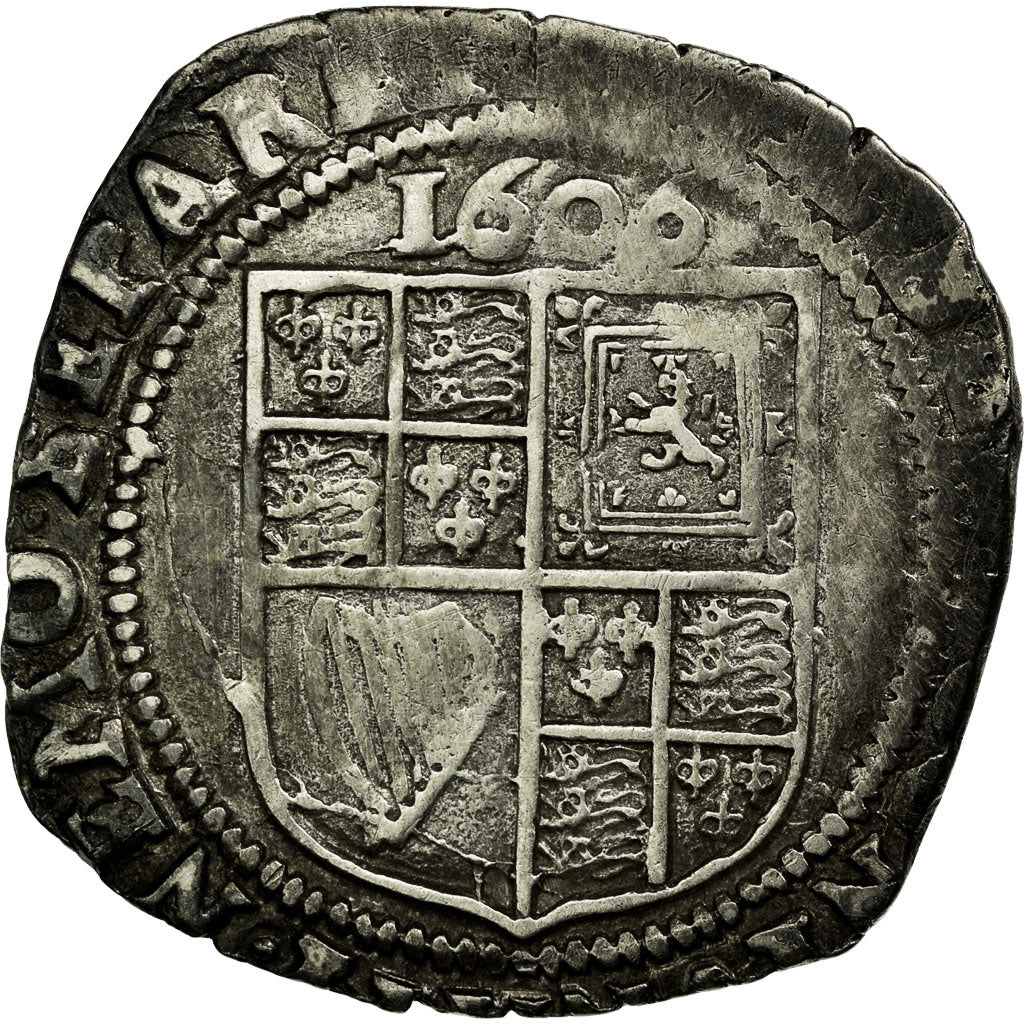 Monnaie, Grande-Bretagne, Jacques VI, 6 Pence, 1606, TB+, Argent