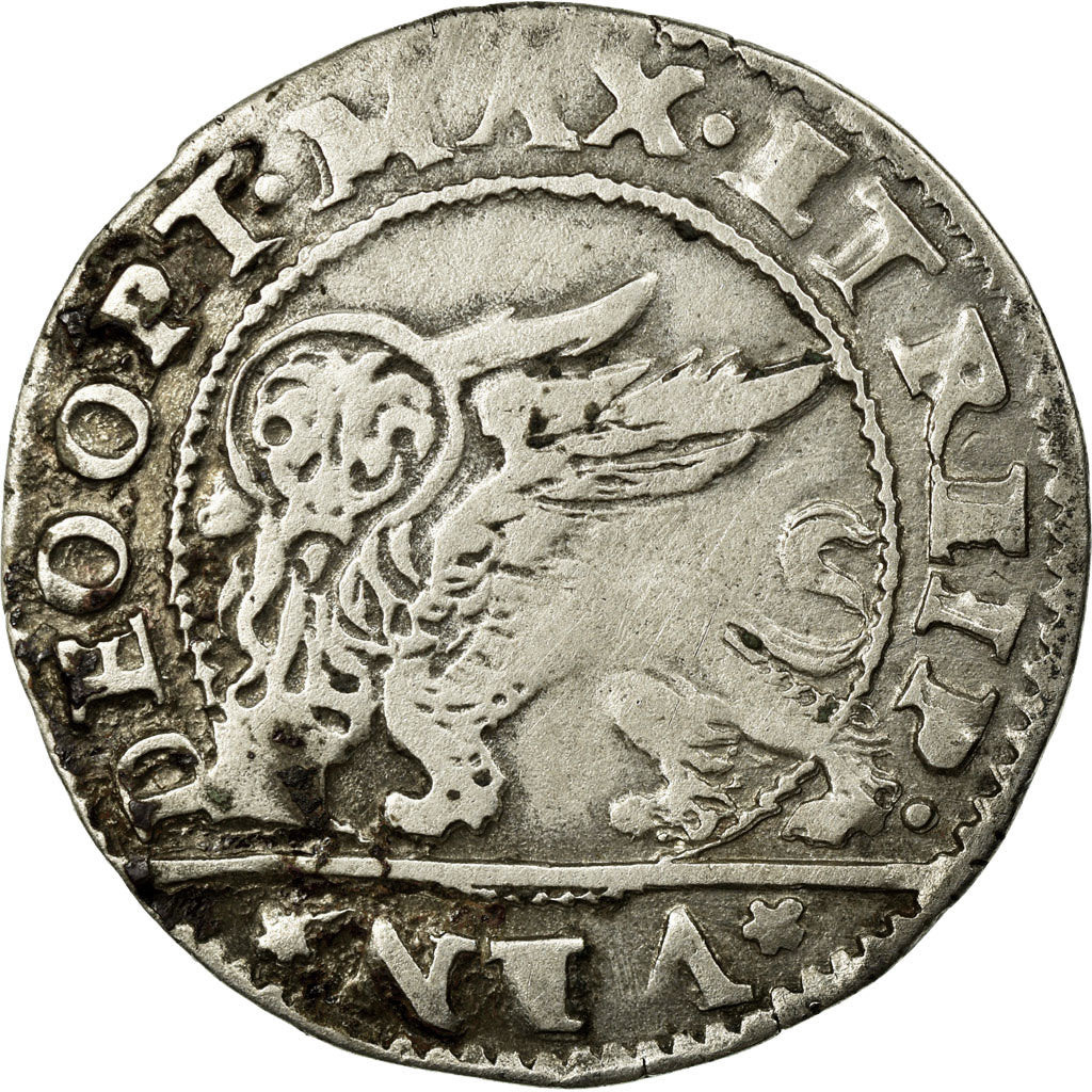 Coin, ITALIAN STATES, Anonymous, 4 Gazzette, Venezia, VF(30-35), Silver