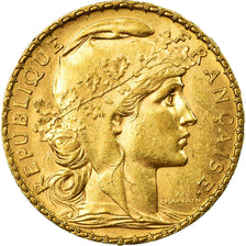 Coin, France, Marianne, 20 Francs, 1900, Paris, AU(55-58), Gold, KM:847